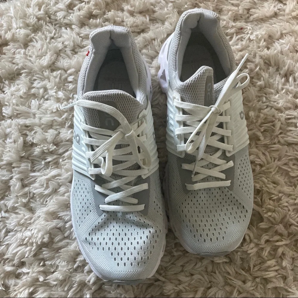 ON RUNNING WOMEN`S CLOUDSWIFT 2.0 RUNNING SHOES - GLACIER/WHITE Sz 10.5 - Picture 2 of 7